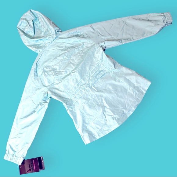 🎉HOST PICK 🎉NWT HAWKE & Co Girls Rain Jacket/Windbreaker in Teal. Girls 7/8 - Picture 2 of 15